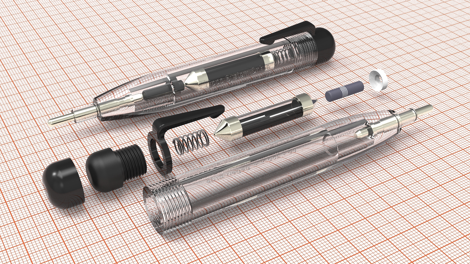 Phase Tester相位检测笔3D数模图纸 CREO设计 附STP